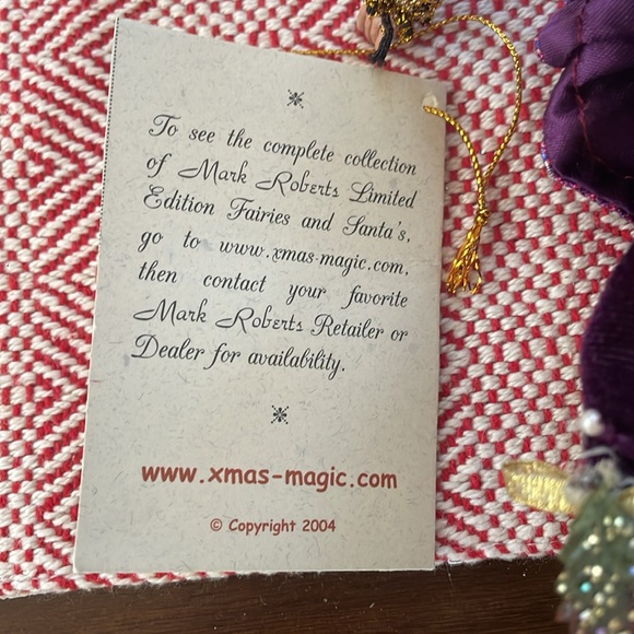 Mark Roberts 2004 Limited Edition Sugarplum Fairy Ornament 51-46542 - Picture 10 of 14